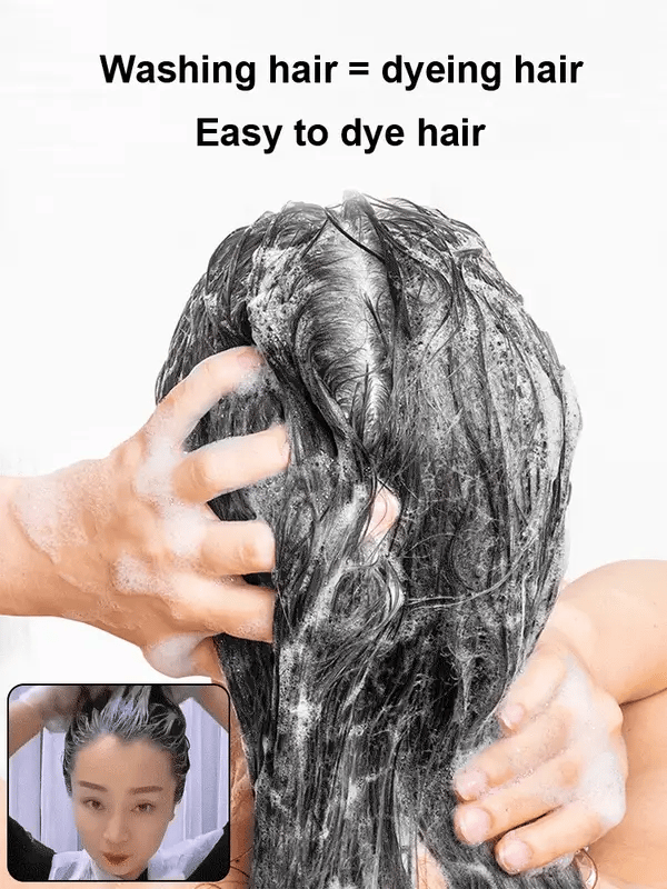 Plant Bubble Hair Dye Shampoo (70% OFF TODAY)